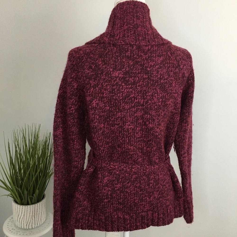 🍄SOLD🌿 LOFT Chunky Tie Waist Cardigan Sweater - Picture 6 of 6